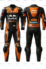 MarkX MotoGP Motorrad Lederkombi für Herren Rennanzug aus Leder CE Zertifiziert