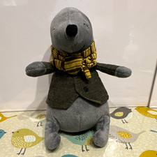 Jellycat. Riverside Rambler Mole. Rare retired. No tag.