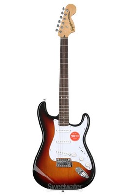 Squier Affinity Series Stratocaster Electric Guitar - 3-Color Sunburst with