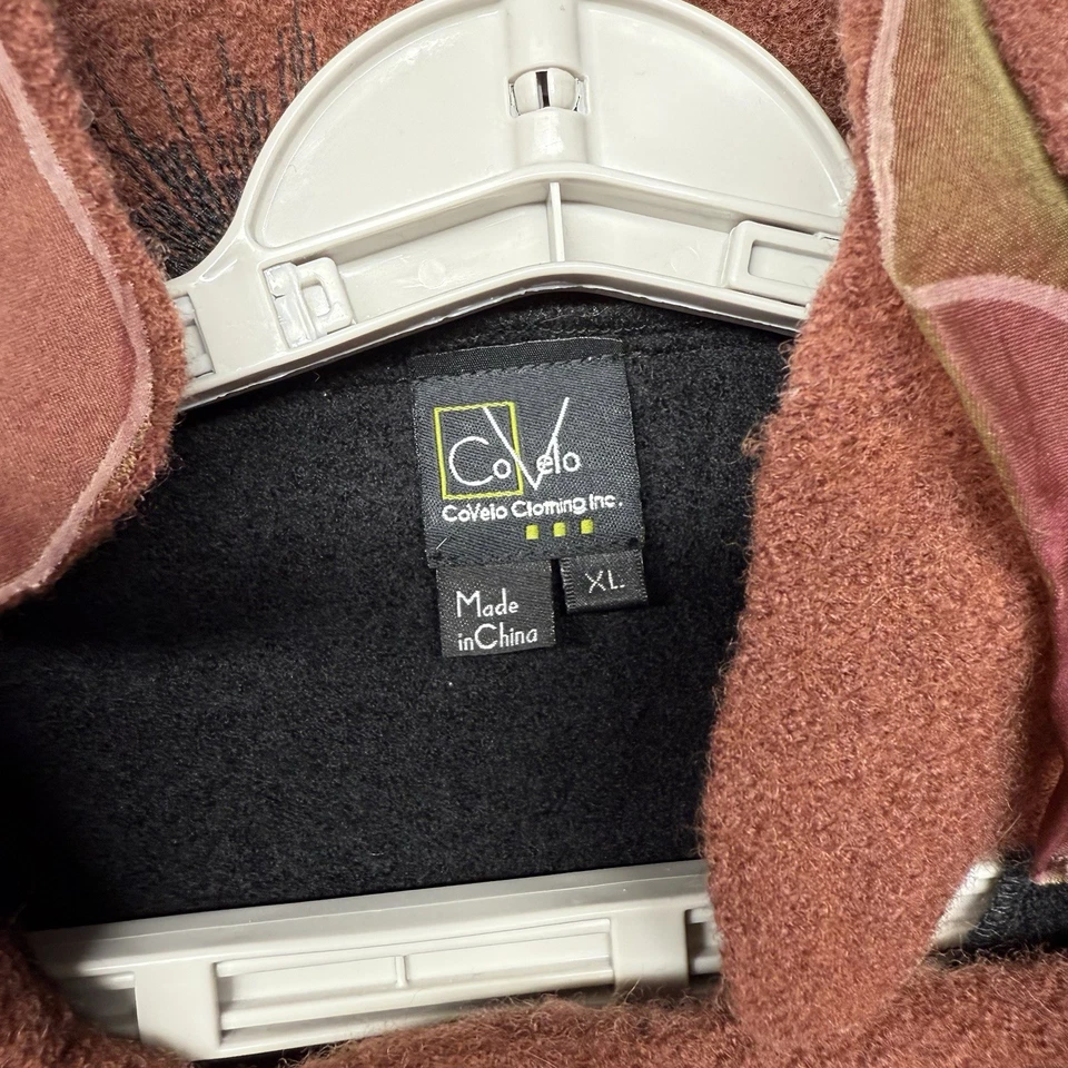 Chaqueta de Lana Covelo XL Floral Bordada Arte Ropa Cuello de Seda Cremallera Asimétrica Foto 3 de 4