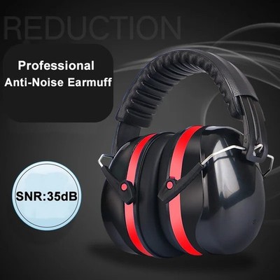 Foldable Anti-Noise Earmuffs SNR-35dB Ear Protector Kids Adults Safety