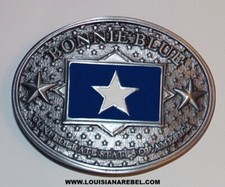 BONNIE BLUE FLAG BELT BUCKLE - CSA - LONE STAR