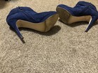 Michael Antonio "MAVE" Womens Microfiber Suede Dark Blue Bootie Stiletto Size 9 — photo 6