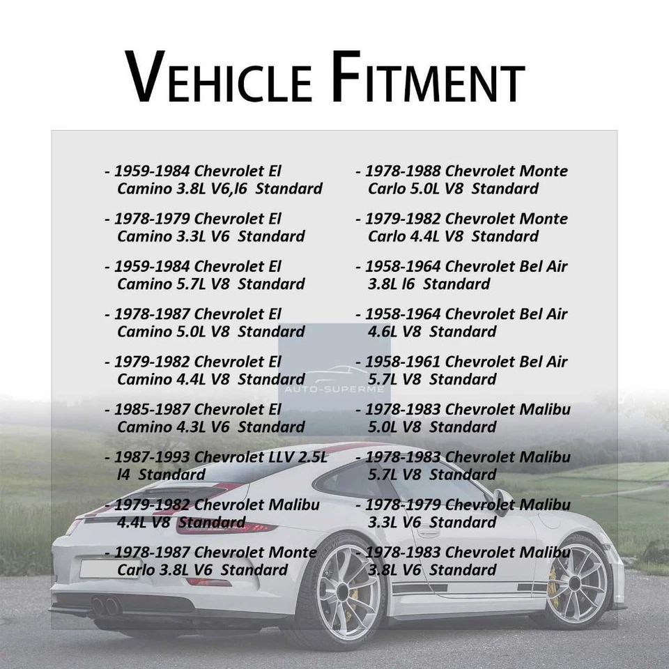 2x Kit de eslabones de barra estabilizadora delantera Mevotech para Chevrolet Parkwood 1959-1961 5,7 L Foto 2 de 4