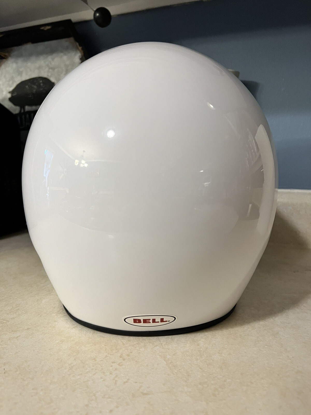 Vintage White Bell Mag 4 Open Face Helmet With visor Size 58 Model SA232650 READ eBay