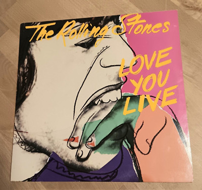 LIVE! ROLLING STONES VINYL 2-LP  87 RE ''Love You Live'' Blues Rock Pop Rock 70s  