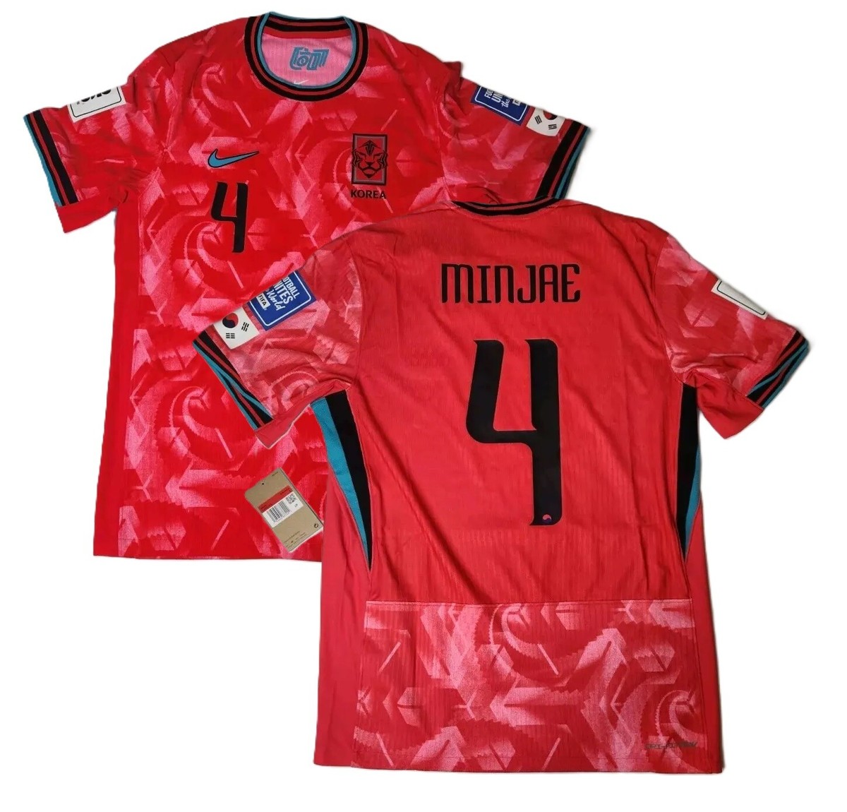 South Korea Away Authentic Jersey 2024 Nike Kim Min-jae #4 L-XL w