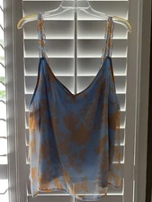 Vero Moda Women Blue Sleeveless Blouse Top Size 20 Free Shipping