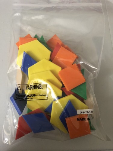 Hands-On Math Centers Grade 2 Pattern Blocks EAI Education BRAND NEW OPEN BOX! - Picture 3 of 5