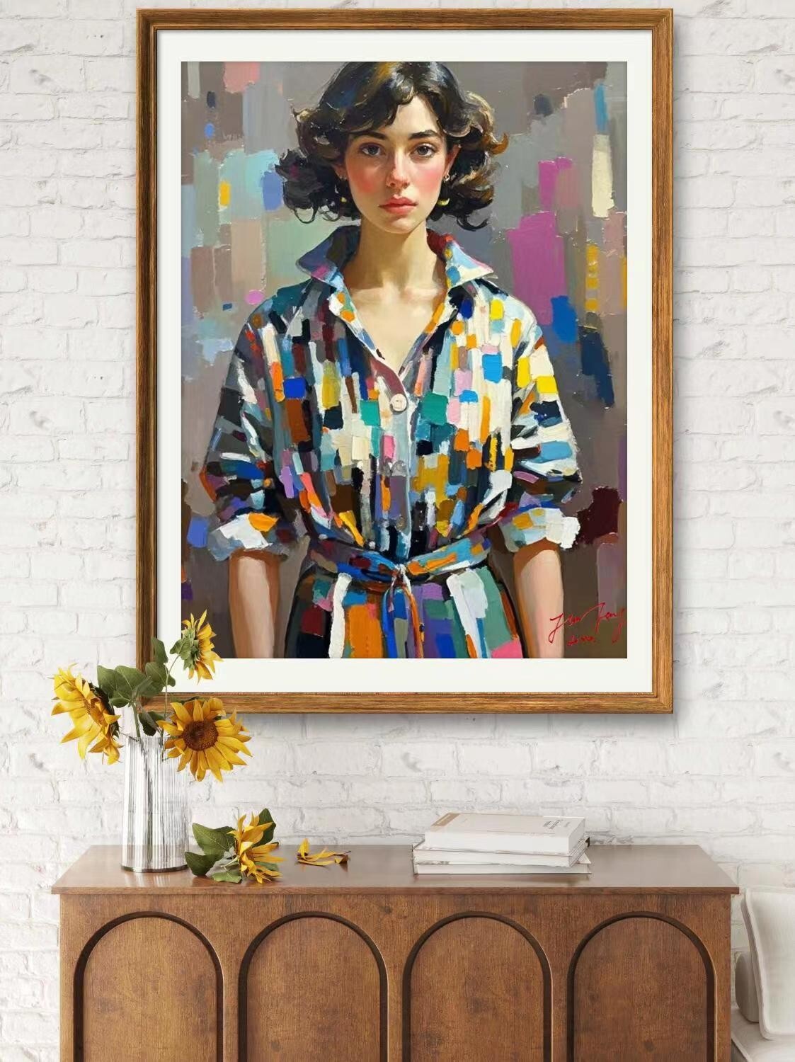 Custom Portrait painting from photo, hand painted oil painting on ...