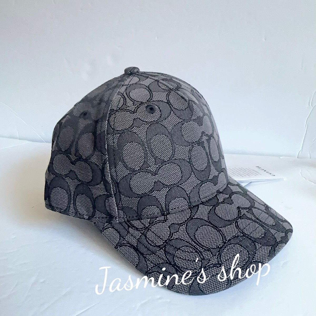 NWT Coach Signature Jacquard Baseball Hat CH400 | eBay