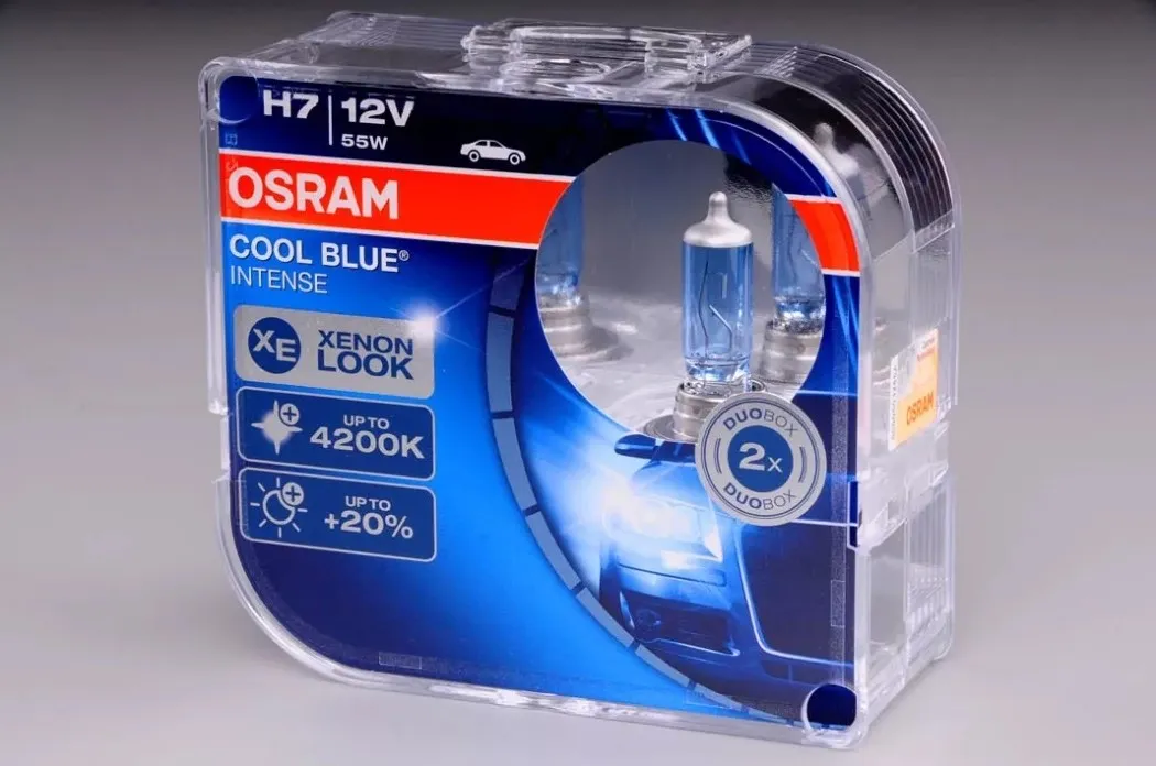 OSRAM H7 COOL BLUE INTENSE XENON LOOK 12V 55W 1x Duo Box Glühbirnen  64210CBI 4052899413085