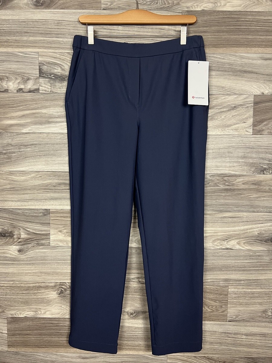 Lululemon Your True Trouser Pant 7/8 *Warpstreme Size 10 Cadet Blue CABU  26629