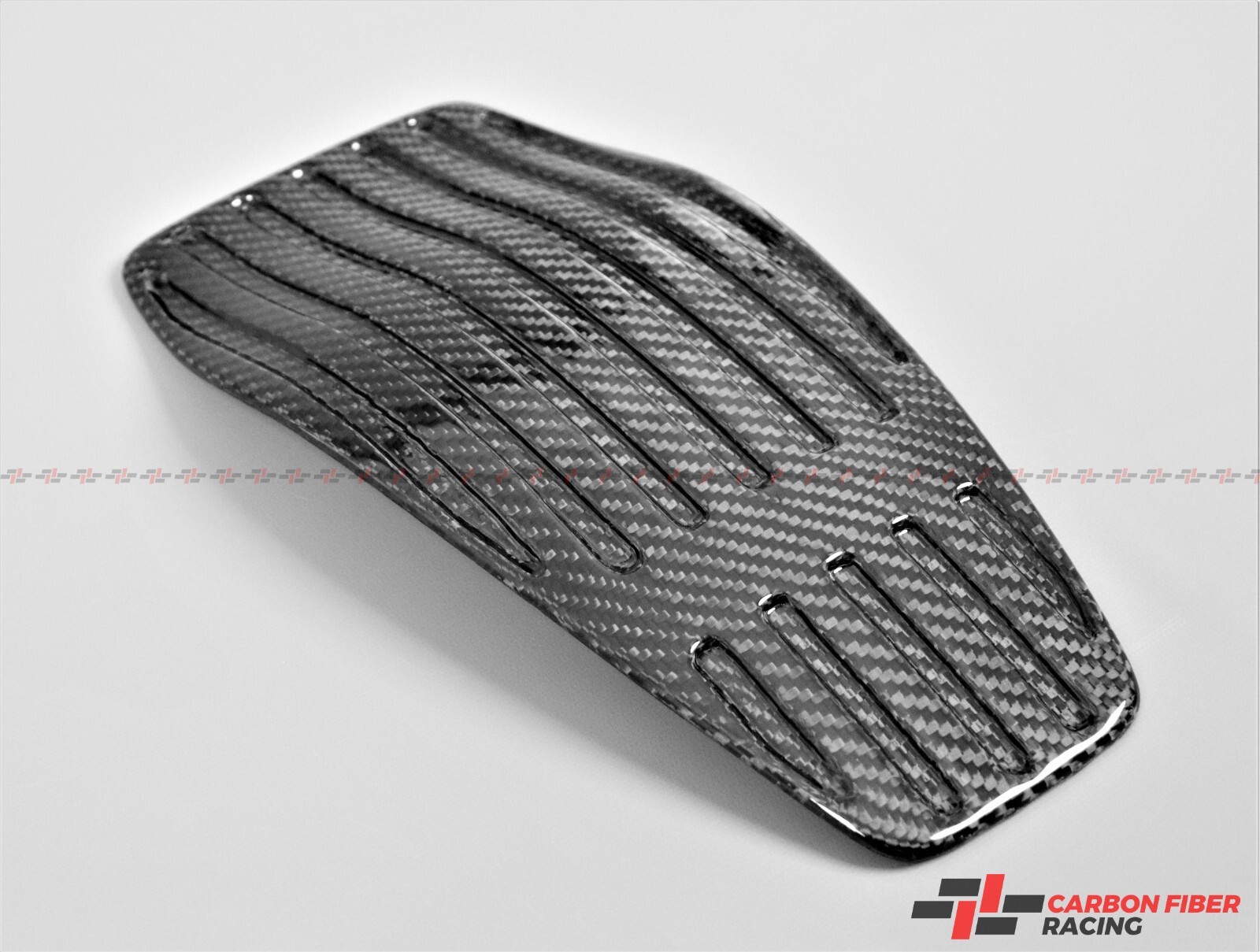 McLaren 540C 570GT 570S 600LT 650S MP4-12C Ribbed Top Engine Cover Carbon Fiber