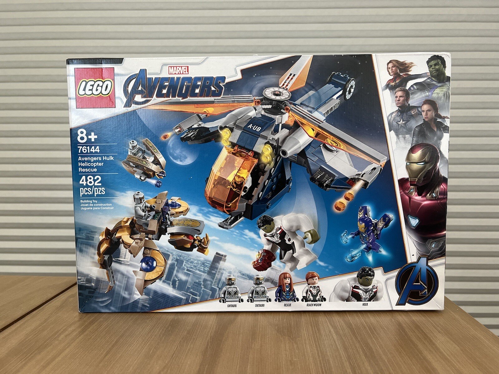 Avengers Hulk Helicopter Rescue 76144, Marvel