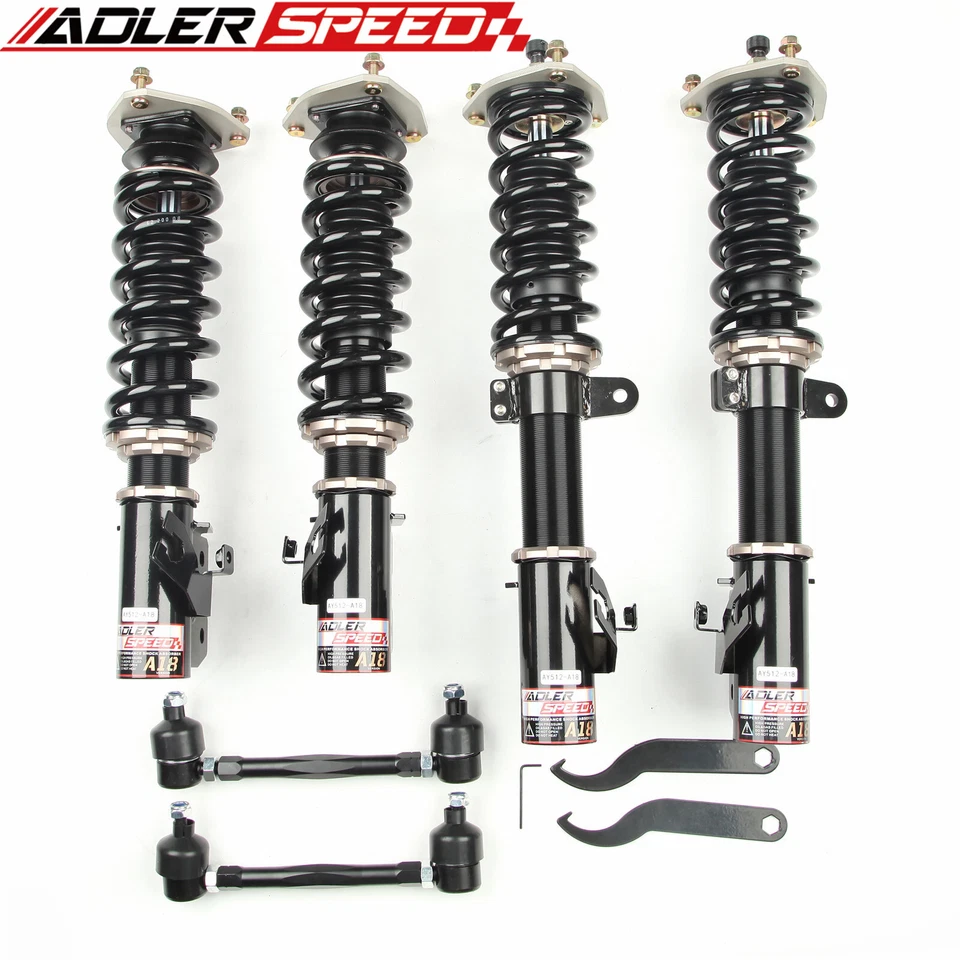 18-Way Damper Adjustable Coilovers Shock Lowering Kit for 91-94 Nissan Sentra NX - Изображение 3 из 4