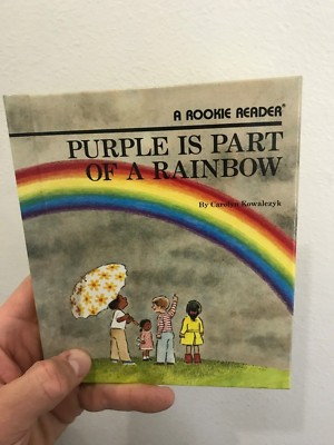 #ad #ad Purple Is Part Of A Rainbow Carolyn Kowalczyk 1985 Regensteiner Pub Hardcover $42.00