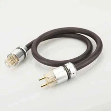 VP1606 Hi-End OFC Pure Copper Cord EU Schuko US Plug HIFI Audio AC Power Cable