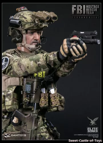 Figura 1/6 DamToys US FBI HRT Agente Equipo de Rescate de Rehenes Servarevitas 78042 DAM - Imagen 11 de 12