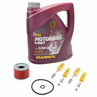 ÖL 4L Inspektionspaket FüR Kawasaki Gpx 750 ZX750F 1987-1988 ÖLfilter+ZüNdkerzen