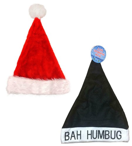 Adult Santa Deluxe Hat Luxury Christmas 
