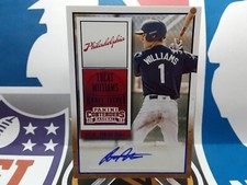 ⚾️2015 Panini Contenders Draft Ticket Blue Foil Auto Lucas Williams #43