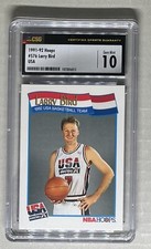 1991 Hoops 576 Larry Bird USA CSG Gem Mint 10 US Olympic Team (Dream Team)