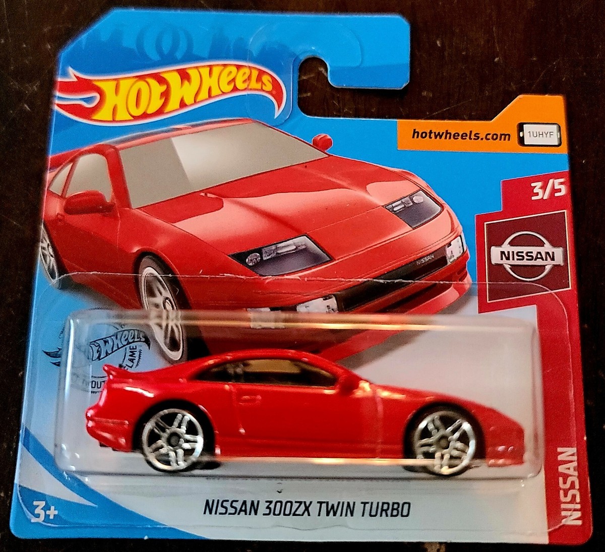 Hot Wheels 2019 Nissan 300ZX Twin Turbo Red HW Nissan #3/5 Short