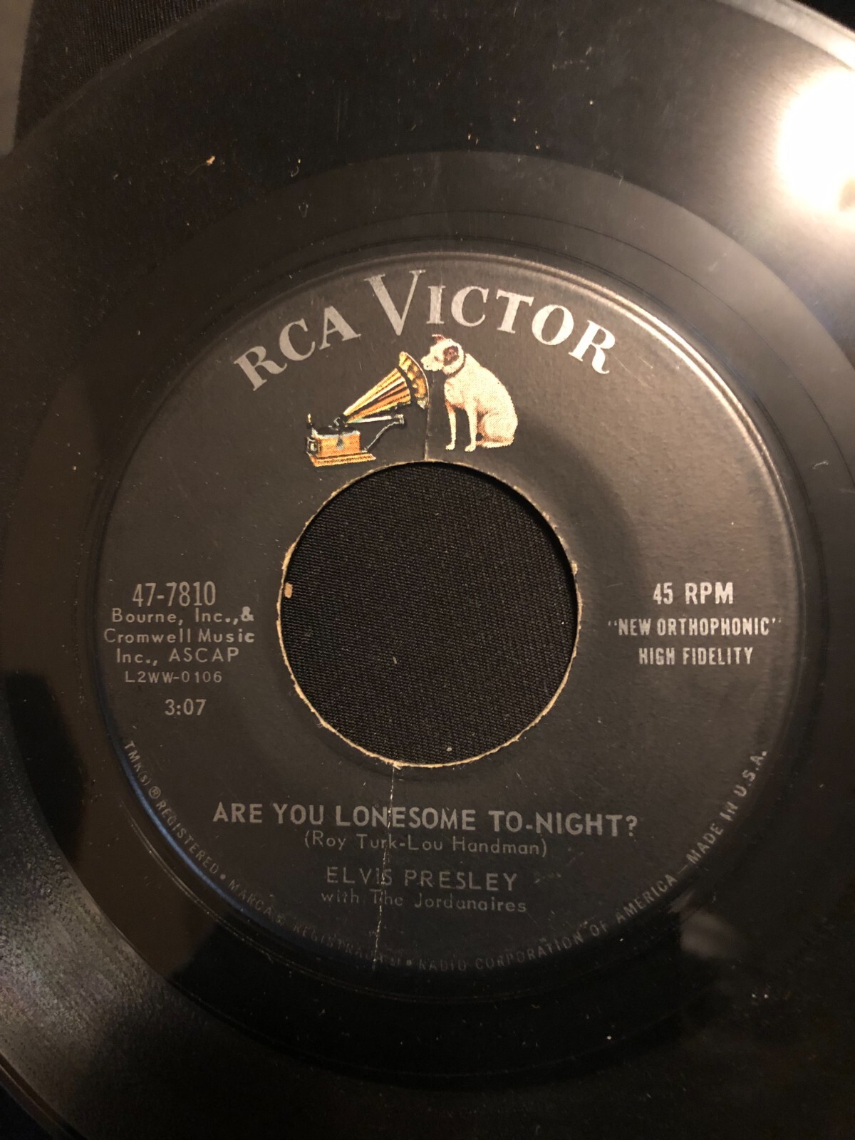 Elvis Presley on RCA 20-7810