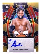 2024 Panini Select WWE Red Prizm Auto CEDRIC ALEXANDER /99 NXT #SL-CAL
