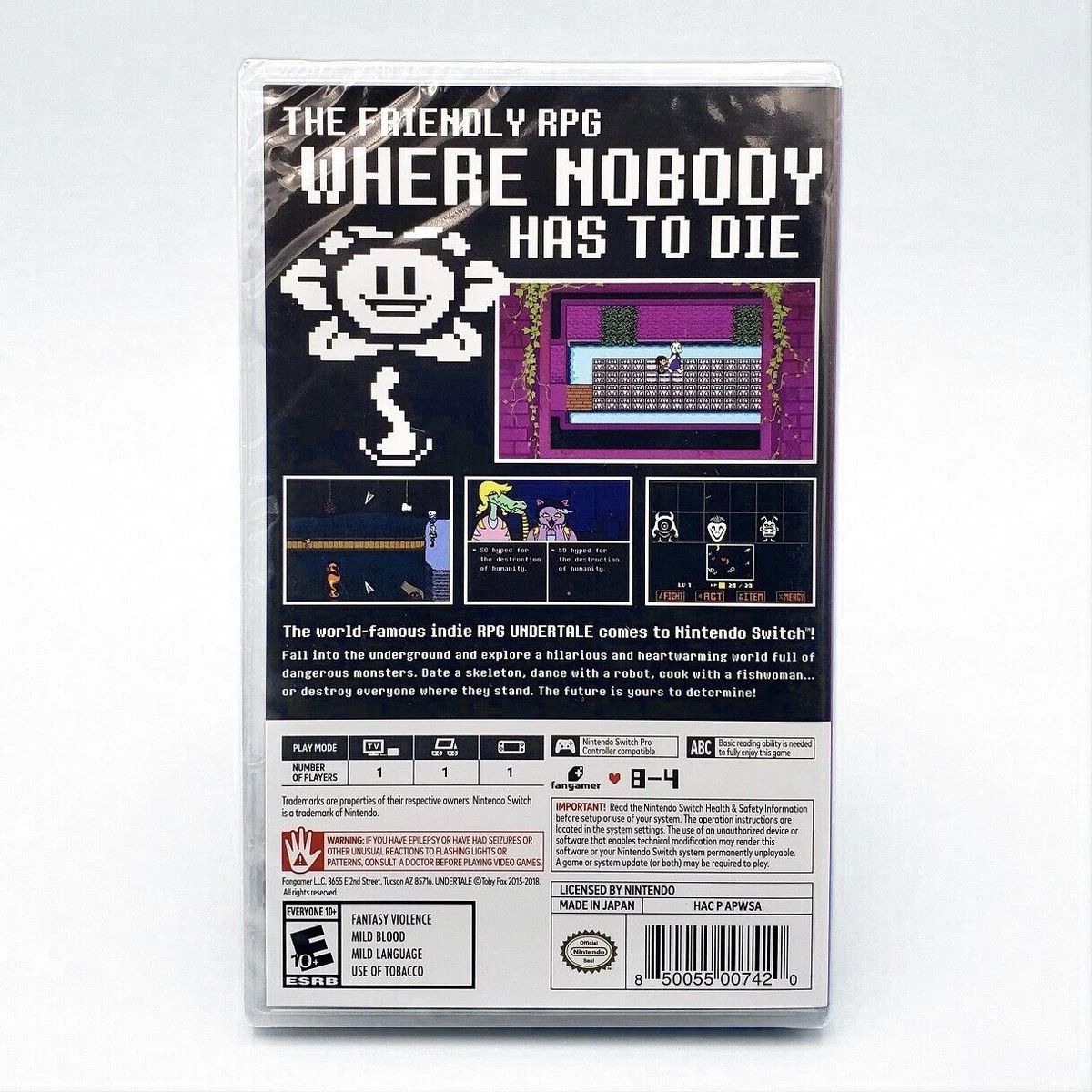 Undertale switch 2024 digital code