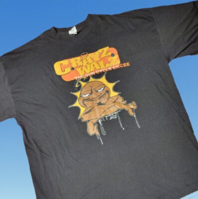 Vintage 2000s C-Rayz Walz Tshirt Sun Cycle Emcee Rap Tee Size 3XL Y2K Hip Hop