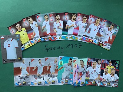 Panini Adrenalyn UEFA Euro 2020 Kick Off all 16 Poland Lewandowski Second Skin