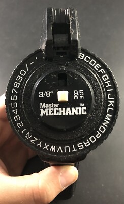 Vintage Black Handle Dymo Label Maker Vc7