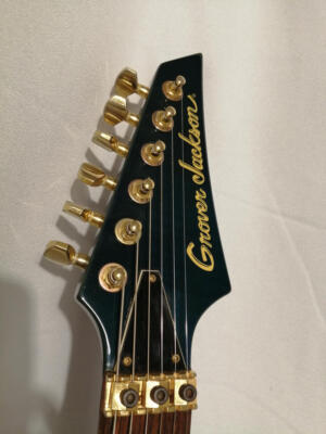 GROVER JACKSON SOLOIST SEE THROUGH BLUE ELECTRIC GUITAR 584642 | eBay