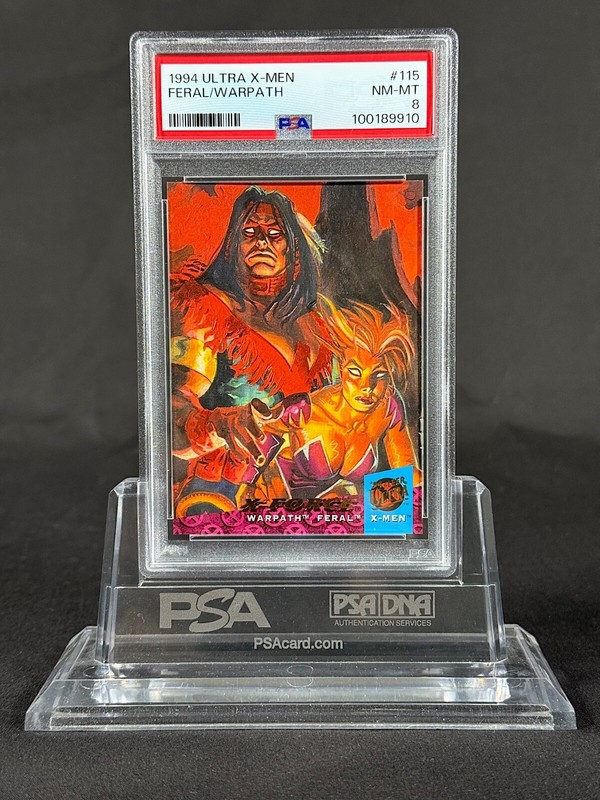 1994 Fleer Ultra X-Men #115 Feral / Warpath - PSA: NM-MT 8 X-Men Card