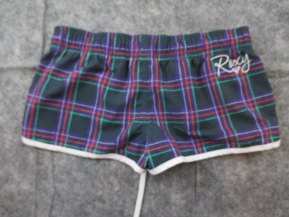 ROXY Board Shorts Boardies 14 Playa/Piscina/Natación Cordón Cuadros Foto 3 de 4