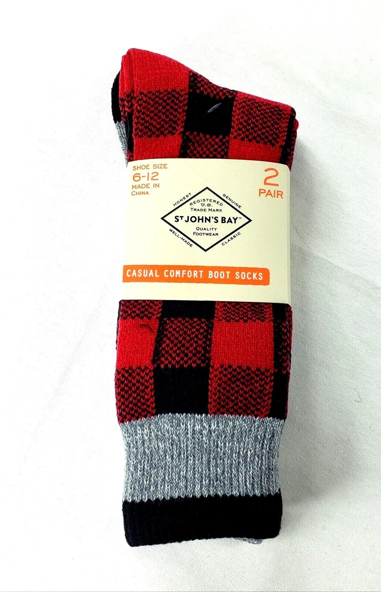 Plaid boot socks deals