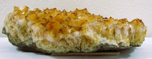Extra großer goldener Citrin Drusen Cluster 14,5 x 7 Zoll - Bild 3 von 16