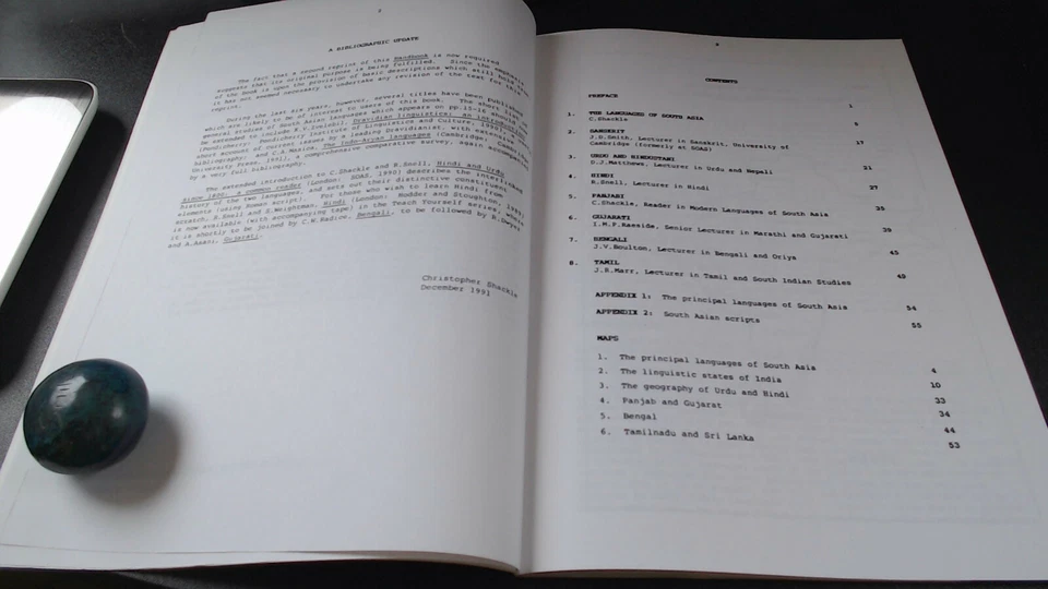 South Asian Languages: A Handbook edited by C. Shackle 1995 second edition  - Image 3 of 4