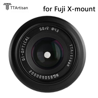 TTArtisan 50mm F2.0 Full Frame Manual Focus Portrait Lens for Fujifilm X-mount