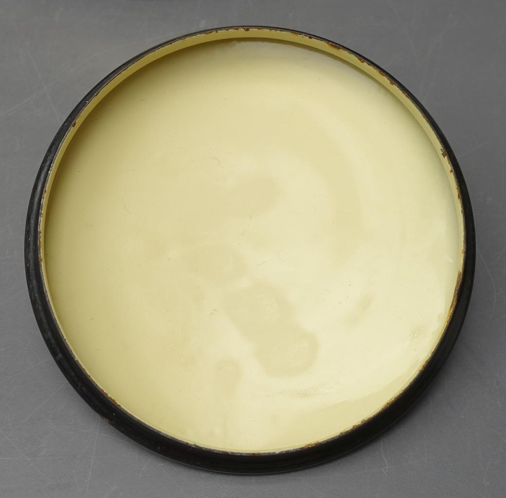 Rare Vollrath Kook King Ware Vtg Enamelware 12 Cup Tea Kettle Pot Ivory/Black