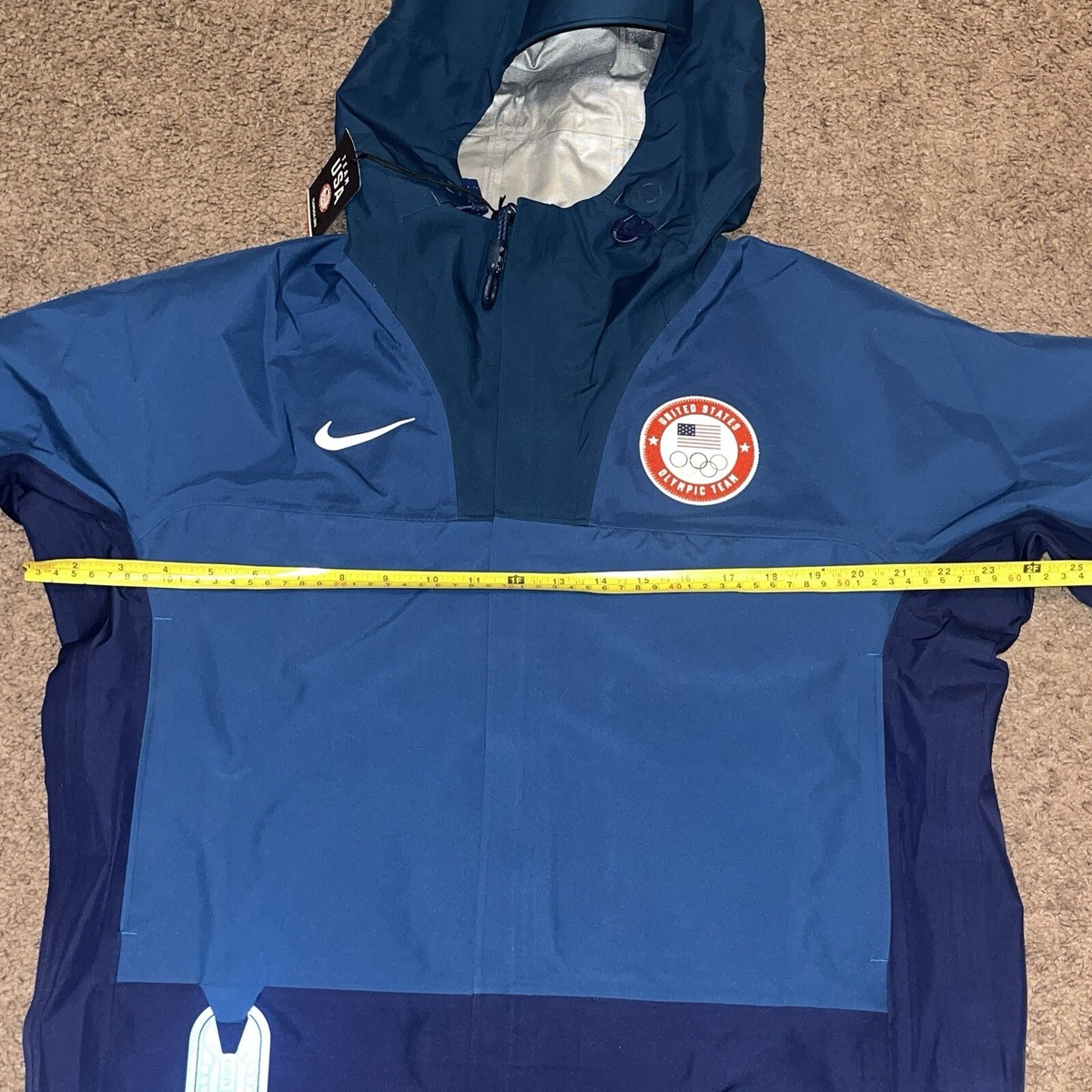 Nike USA Olympic ACG Gore-Tex Blue Jacket Craters DD8852-492 Nike USA Olympic ACG Gore-Tex Blue Jacket Craters DD8852-492