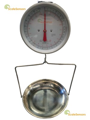 22 LB/10 KG Heavy Duty Hanging Produce Scale, Double-Sided Dial