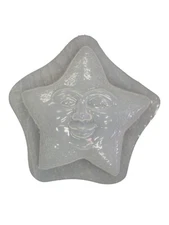 Star Shaped Face Plaster or Concrete Mold 7126 Moldcreations
