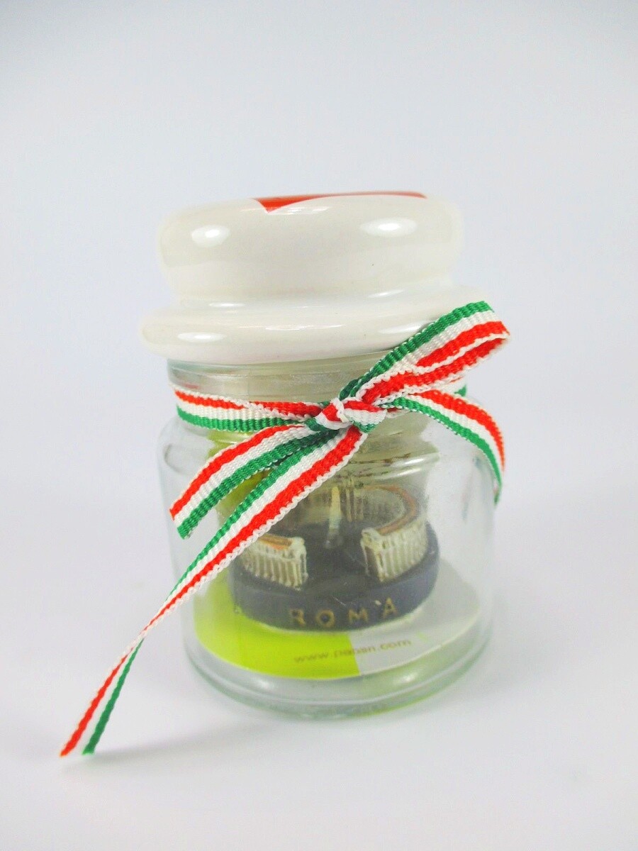St. Peter's Basilica Rome St. Peter's Square Poly Model Candy Jar Souvenir Italy