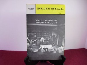 Who's Afraid Of Virginia Woolf ~ Playbill ~ Feb.1963 ~ (EX) ~ Billy Rose Theater