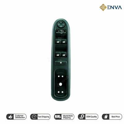 Window Main Control Switch for Peugeot 407 2004-2011 6554.ER / 96468704XT
