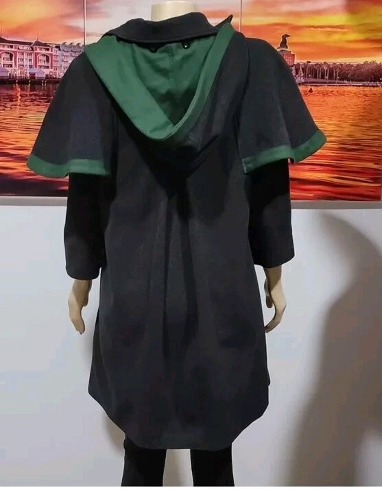 Impresionante Gabardina Loden Frey Vintage S/M DE COLECCIÓN Verde Lana Rara con Capucha Foto 3 de 4