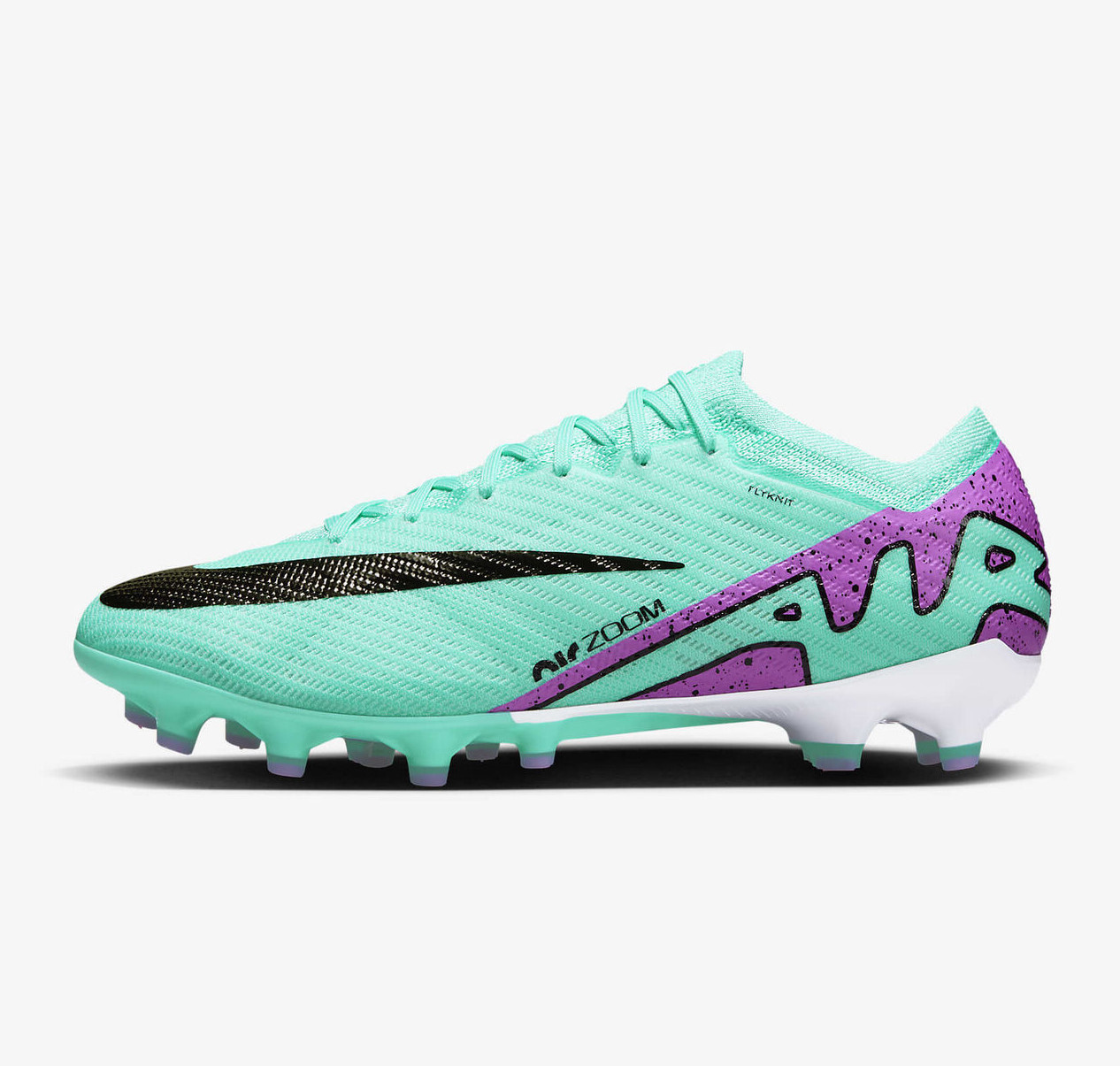 Кроссовки Mercurial Vapor 15 Elite AG-Pro Hyper бирюзового цвета фуксия DJ5167-300 sz 10